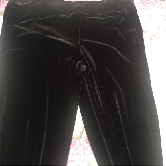 _______SOLD______—BLACK VELOUR XS SLACKS Long - Picture 7 of 15